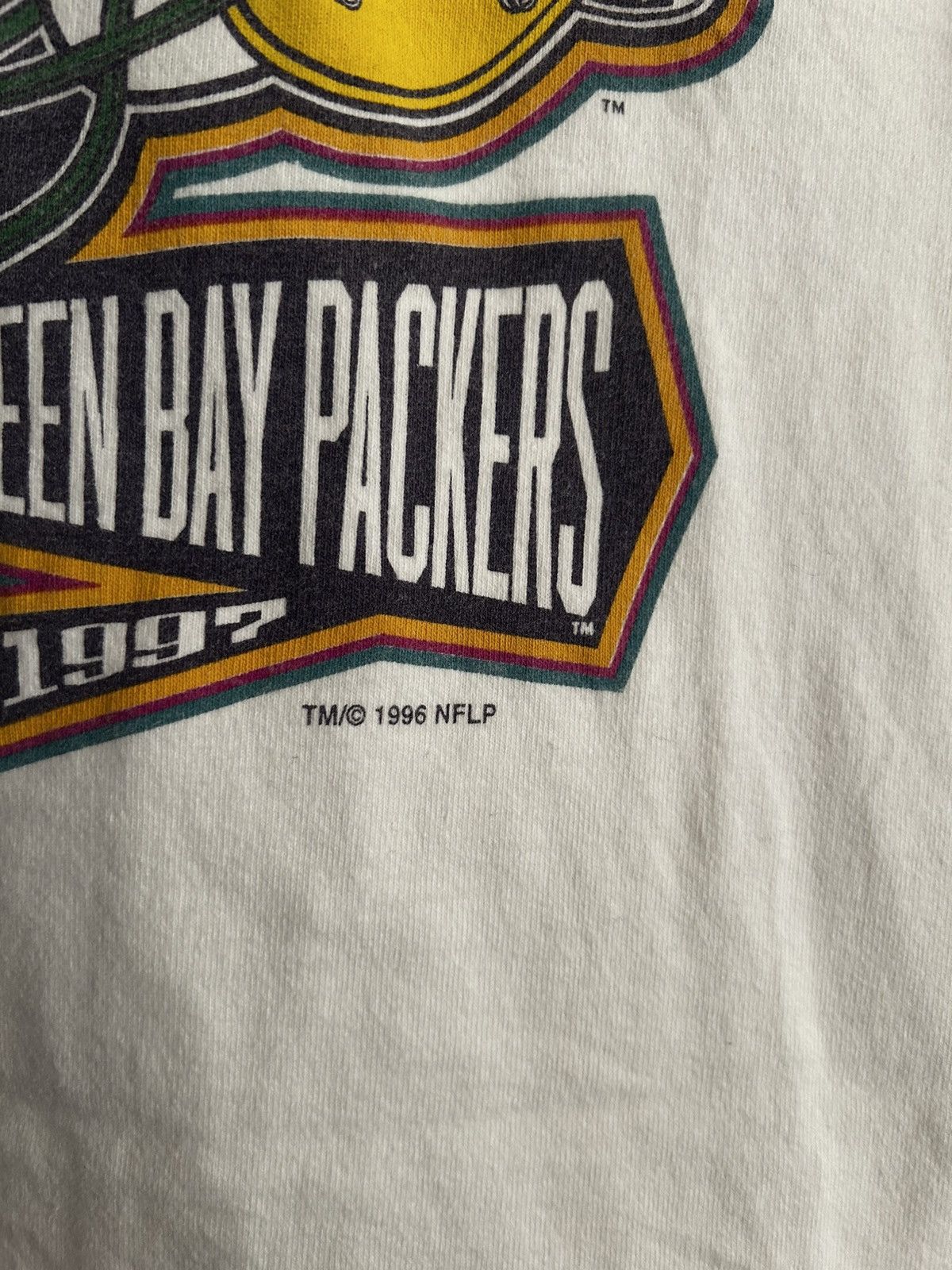 NFL Vintage Packers vs Patriots SuperBowl Tee Size US M / EU 48-50 / 2 - 2 Thumbnail