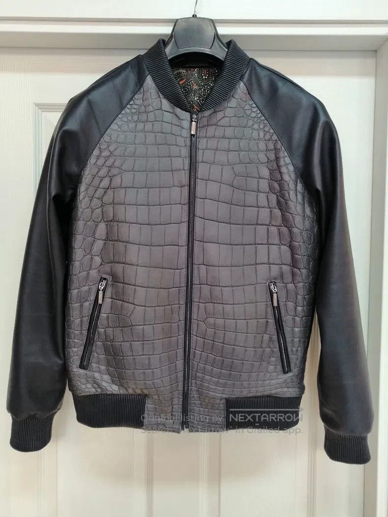 Brioni Brioni Crocodile leather jacket Size US M / EU 48-50 / 2 - 1 Thumbnail
