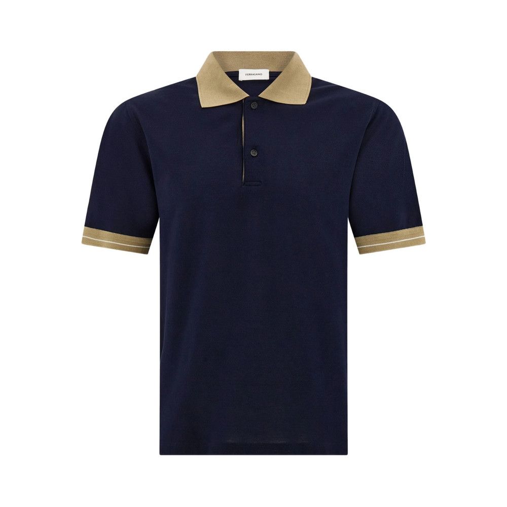 Salvatore Ferragamo Ferragamo BLUE Polo Shirts Size US S / EU 44-46 / 1 - 1 Thumbnail