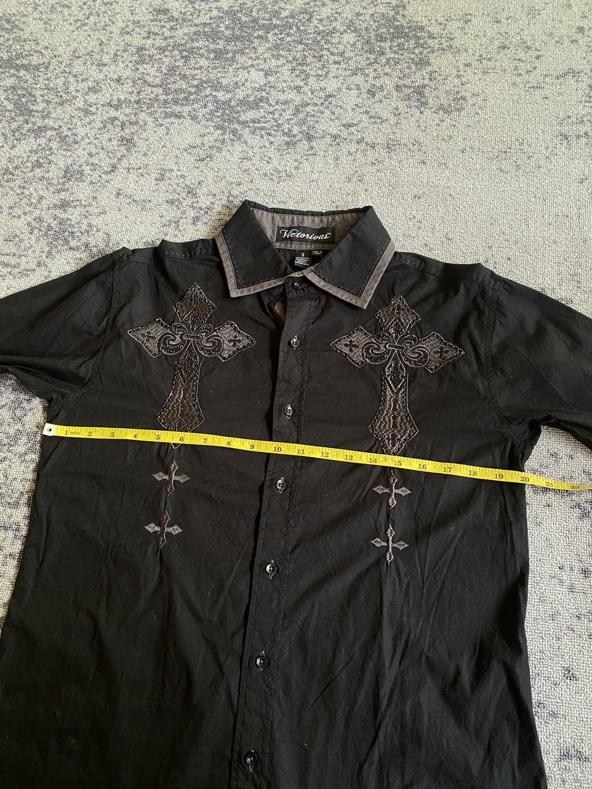 Hysteric Glamour Y2k Victorius cross style ifsixwasnine shirt Size US M / EU 48-50 / 2 - 8 Thumbnail