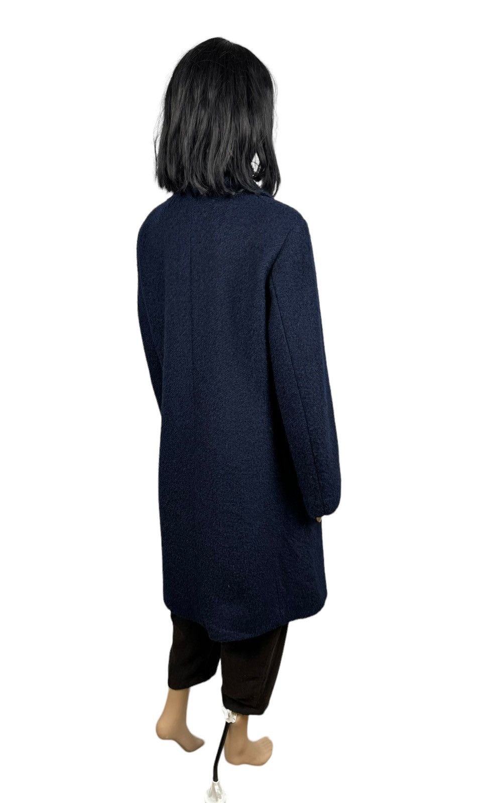 Marella Marella Emme Wool-Polyester Blue Coat size IT50 US14 Size XL / US 12-14 / IT 48-50 - 10 Thumbnail