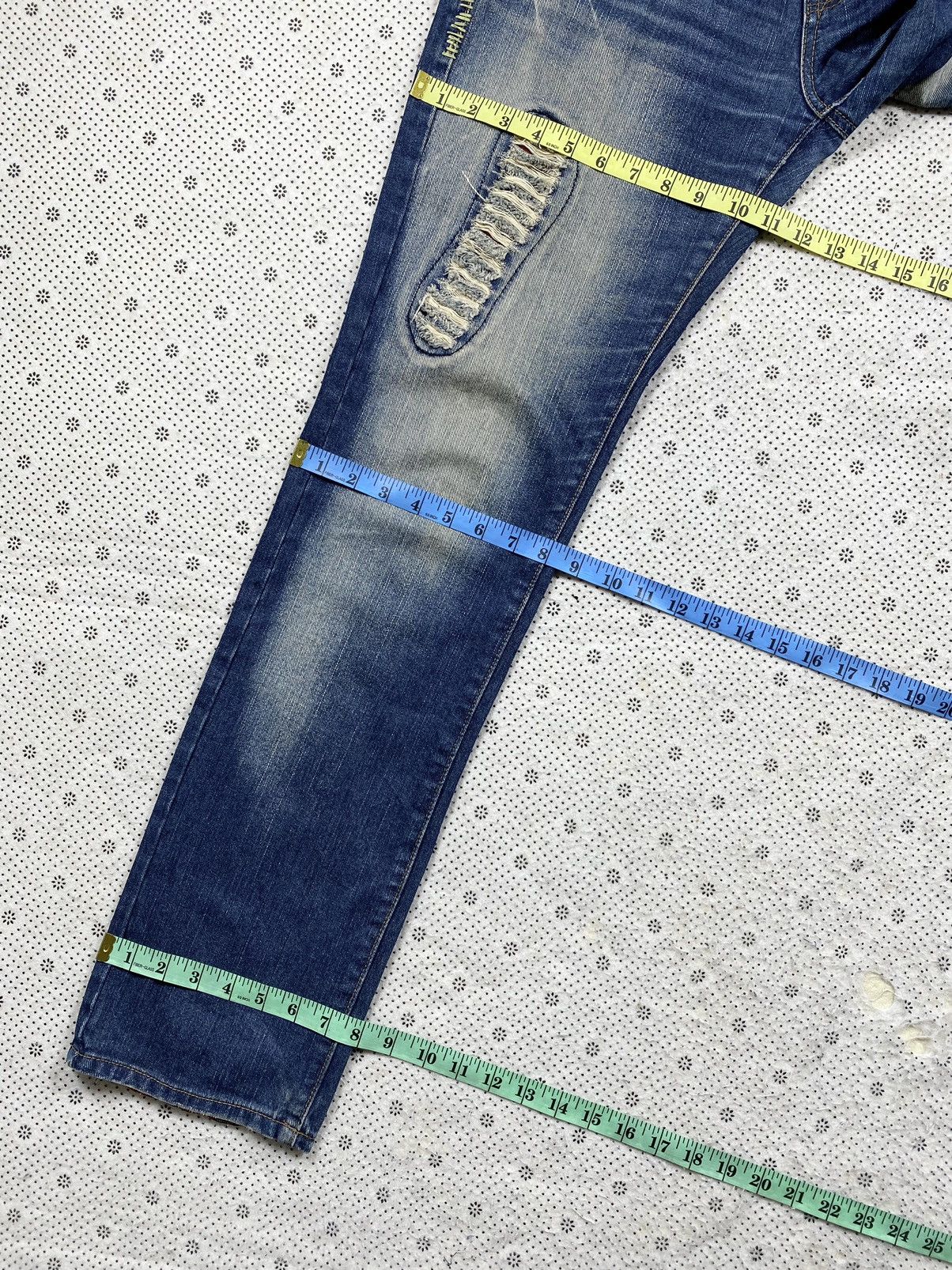 Hysteric Glamour × PPFM Extremely Rare Distressed Denim By Green Banana Size US 33 - 5 Thumbnail
