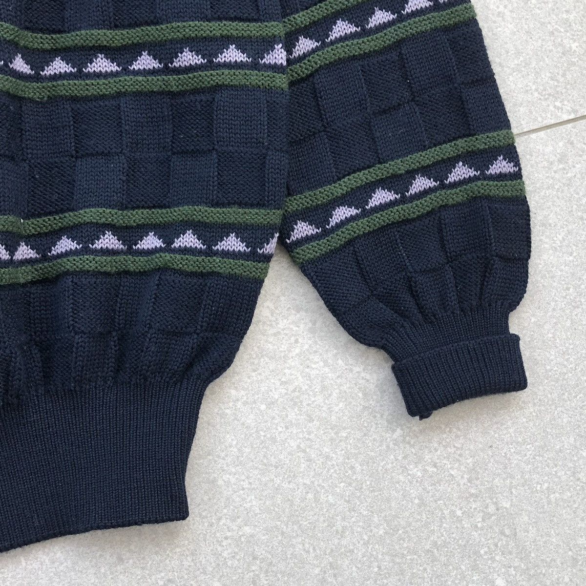 Burberry Vintage Burberrys Sport Wool Knitted Logo Patch Sweatshirts Size US M / EU 48-50 / 2 - 5 Thumbnail