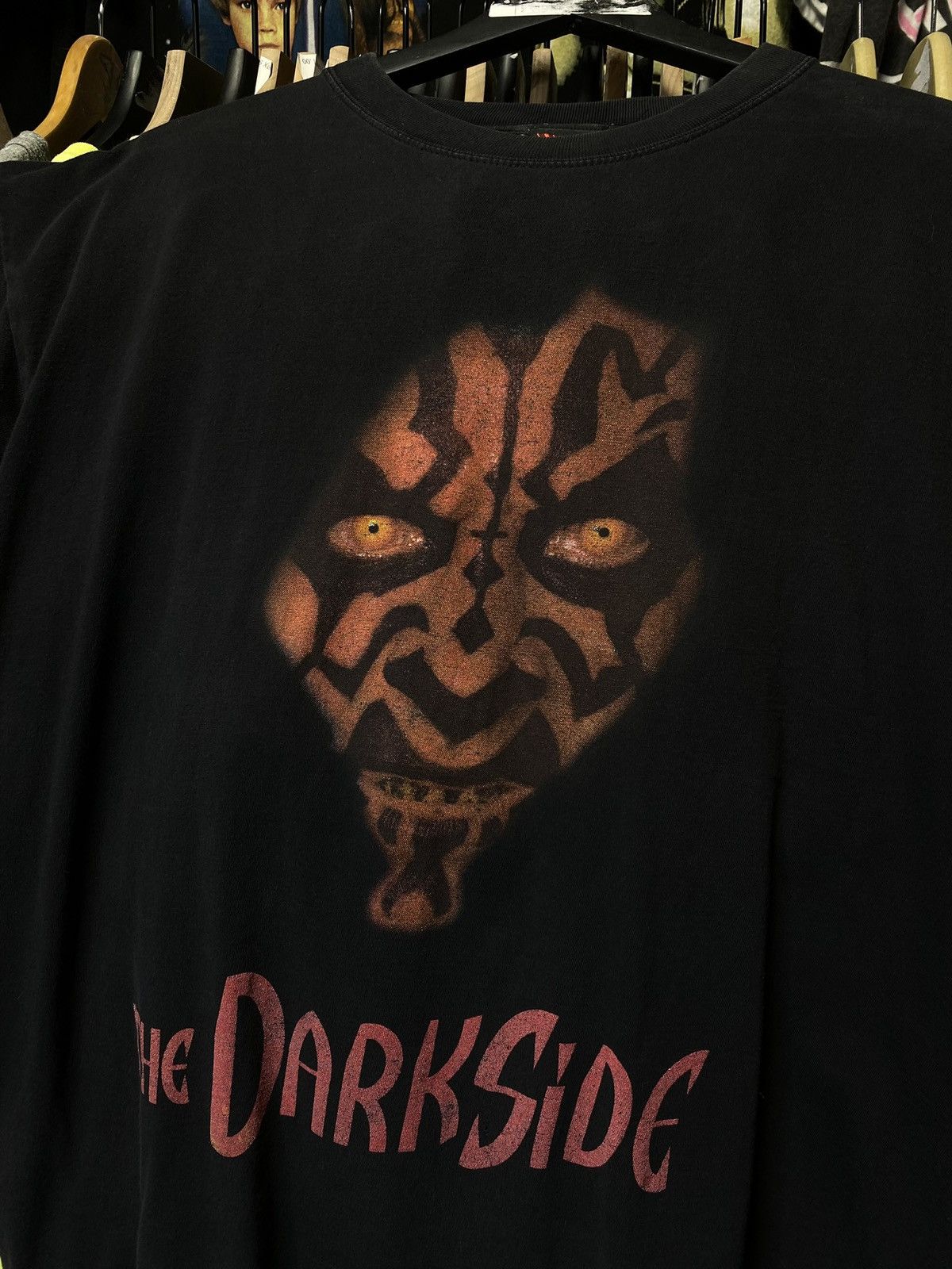 Vintage Vintage 90’s Star Wars T-Shirt Vtg Darth Maul Tee XLarge Size US XL / EU 56 / 4 - 2 Thumbnail