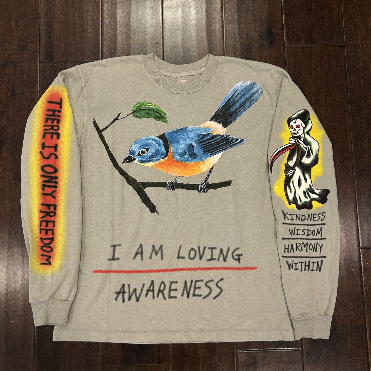 Kanye West Yeezy Wes lang bird long sleeve Size US S / EU 44-46 / 1 - 1 Thumbnail