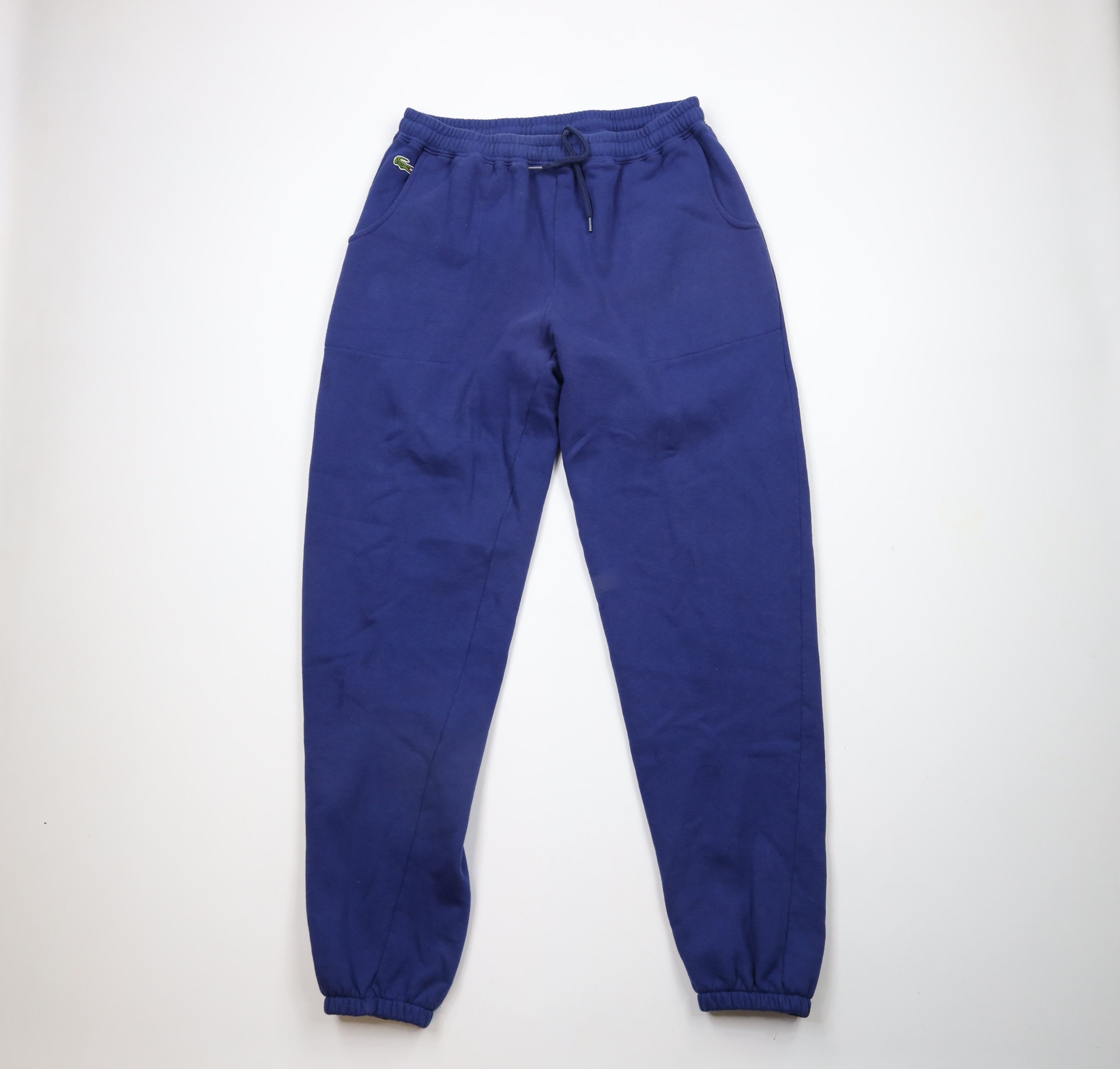 Lacoste × Vintage Vintage 90s Izod Lacoste Croc Logo Sweatpants Joggers Blue Size US 36 / EU 52 - 1 Thumbnail