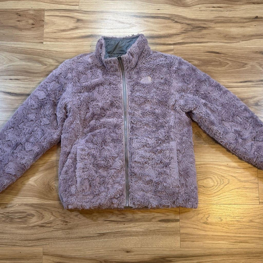 The North Face The North Face Girls XL Reversible Jacket Gray Purple Size XXL / US 16-18 / IT 52-54 - 2 Thumbnail