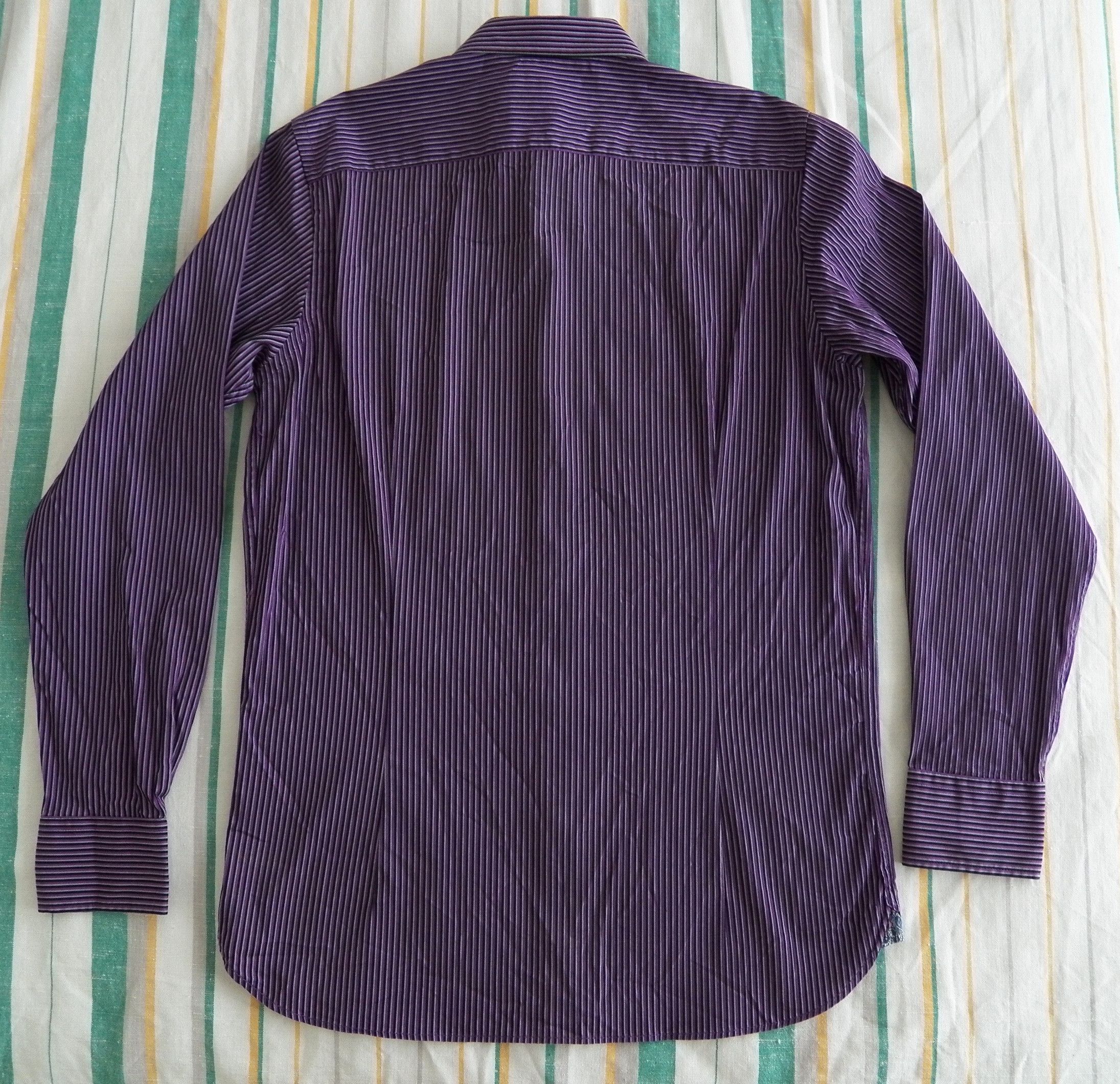 Ted Baker Ted Baker Stovad Shirt Size 2 S stripe stretch cotton Size US S / EU 44-46 / 1 - 5 Thumbnail