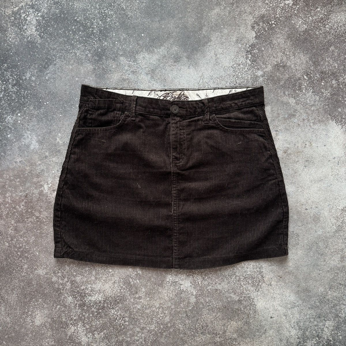 Hysteric Glamour Amazing 2000’s Aesthetic Vintage Y2K Corduroy Mini Skirt Size 27" / US 4 / IT 40 - 1 Thumbnail