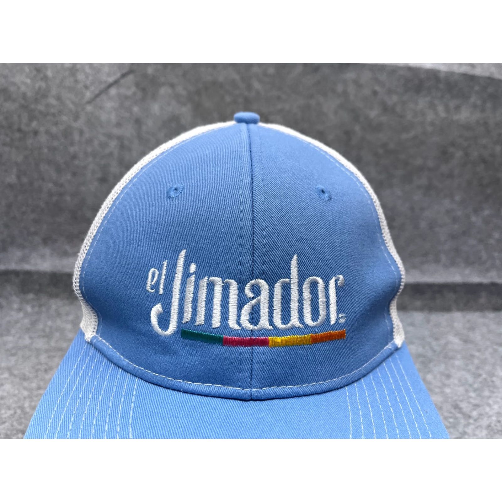 Port Authority Port Authority el Jimador Tequila Hat Cap Snap Back Adult One Size Blue Cotton Polyester Blend Trucker Hat Mens Beach Outdoor Tequila Size ONE SIZE - 2 Thumbnail