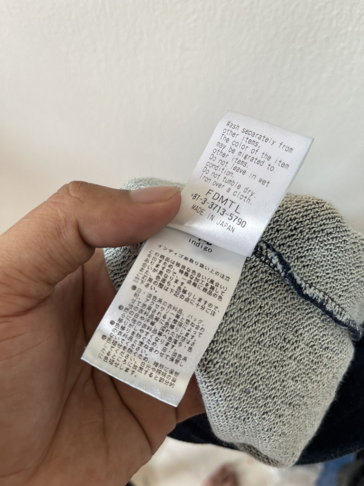 FDMTL FDMTL Indigo Blue Sweatpants Size US 32 / EU 48 - 13 Thumbnail
