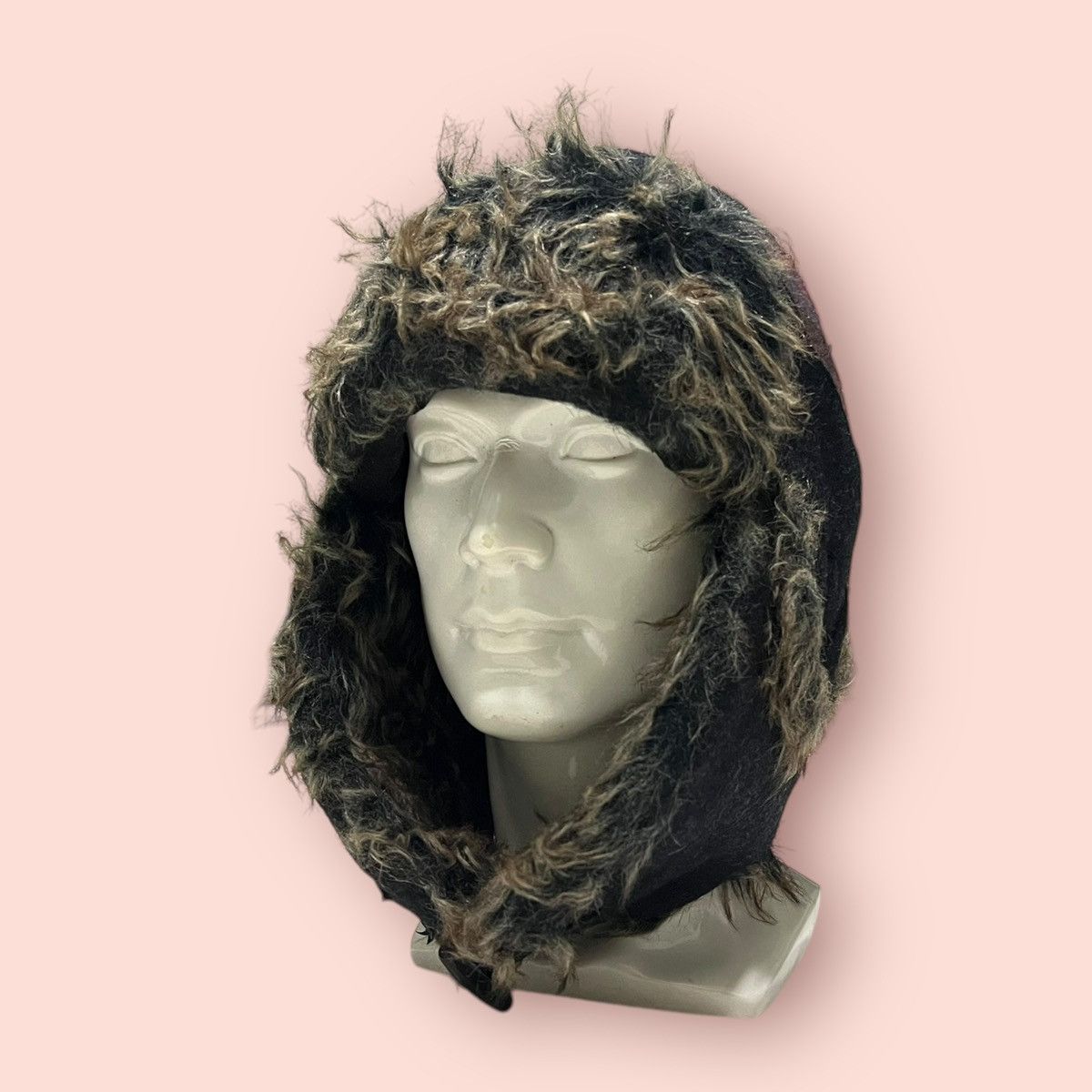 If Six Was Nine × Japanese Brand VINTAGE FAUX FUR TRAPPER HAT ALT BEANIE Size ONE SIZE - 11 Thumbnail