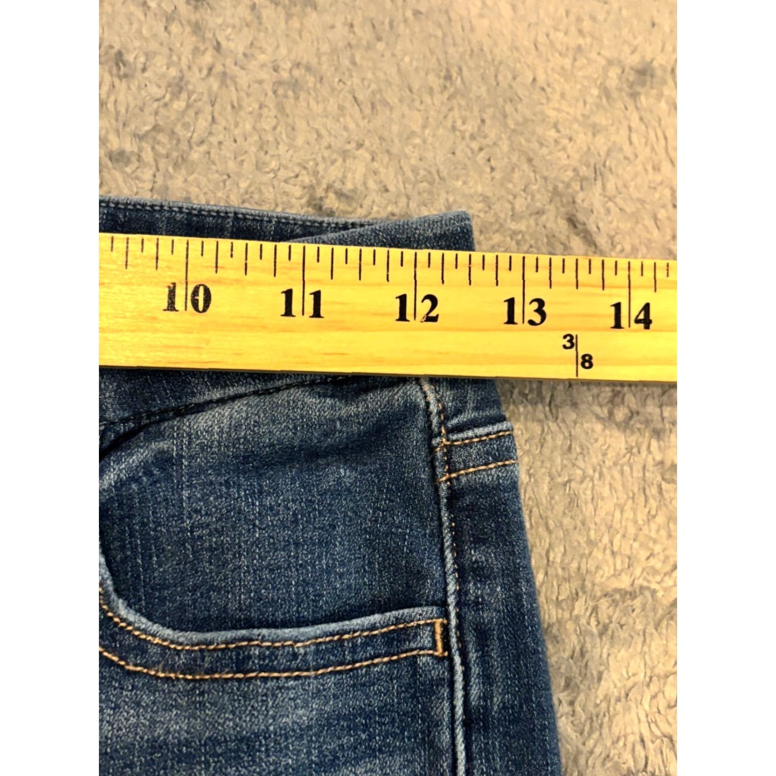 American Eagle Outfitters American Eagle Jeans Womens 0 Dark Blue Denim Super Hi-Rise Curvy Jegging Skinny Size 25" / US 0 / IT 36 - 5 Thumbnail