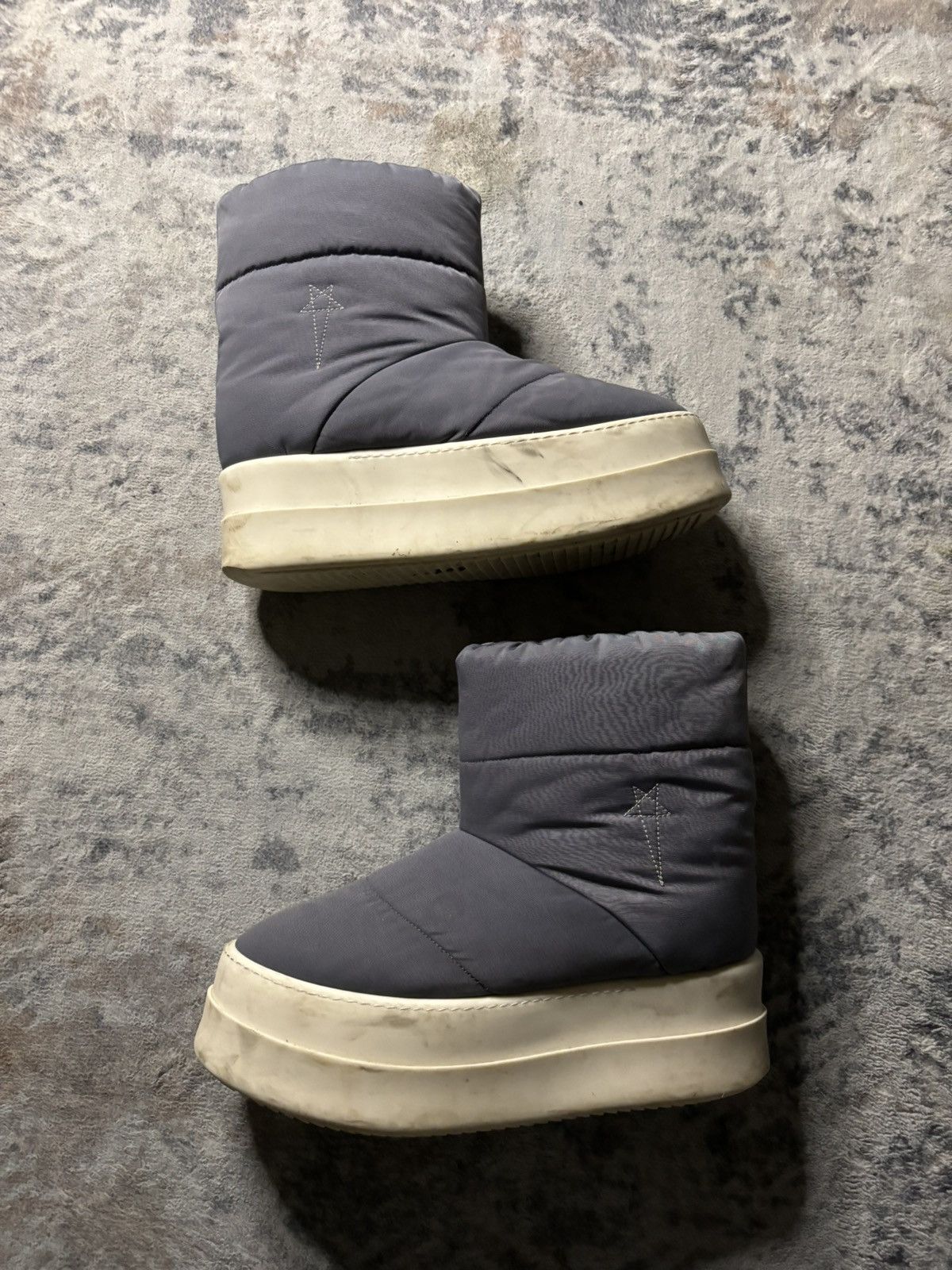 Rick Owens Rick Owens Mega Bumper Low Lunar Boots stone Size US 11 / EU 44 - 2 Thumbnail