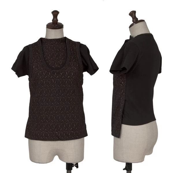 Comme des Garcons Comme Des Garcons size F Black and red retro embroidered p Size S / US 4 / IT 40 - 1 Thumbnail