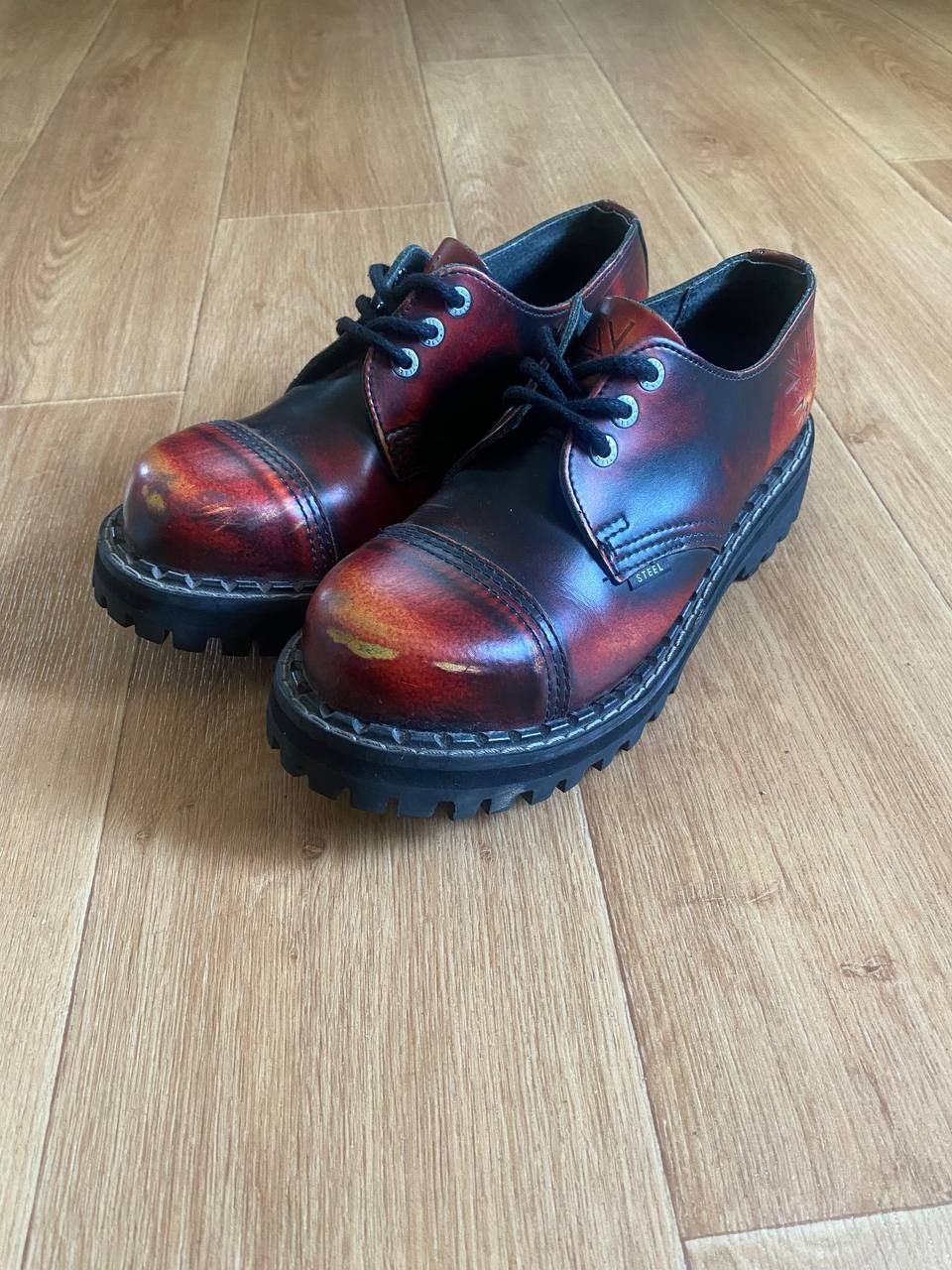 Dockers Vintage Steel Boots UK Flag Size US 7.5 / EU 40-41 - 5 Thumbnail