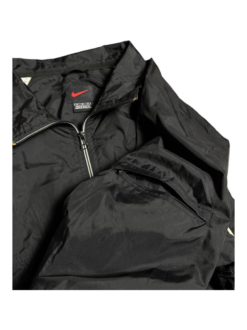Nike Vintage 90's Nike Boxy Nylon Lined Jacket Size US L / EU 52-54 / 3 - 5 Thumbnail