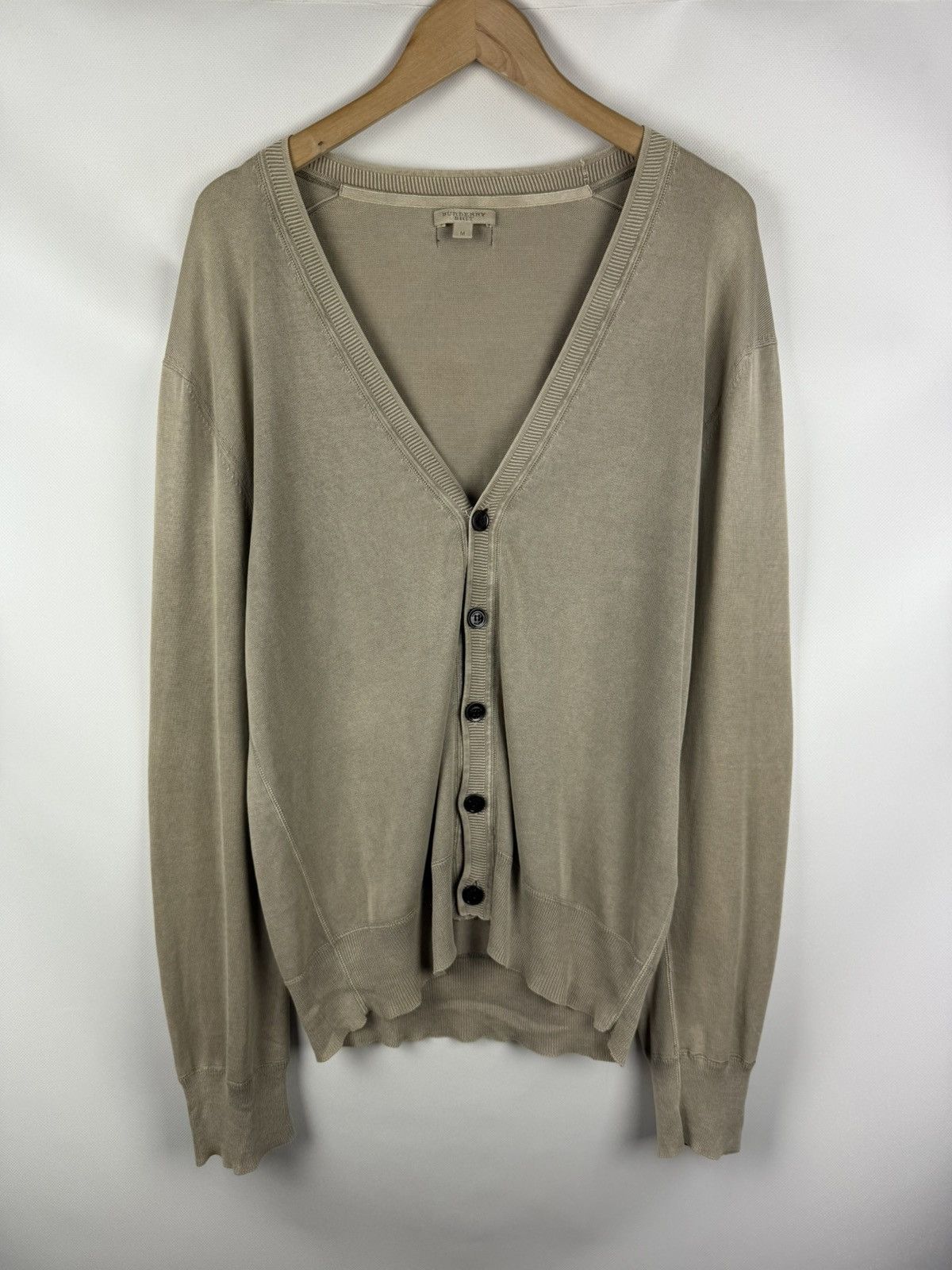 Burberry Burberry Brit Men’s Garment Dyed Cotton Cardigan Sweater Size US M / EU 48-50 / 2 - 1 Thumbnail