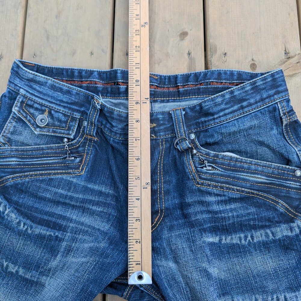 Nicole Club Nicole Club Jeans Men's Blue Denim Distressed Straight Leg Size US 32 / EU 48 - 5 Thumbnail