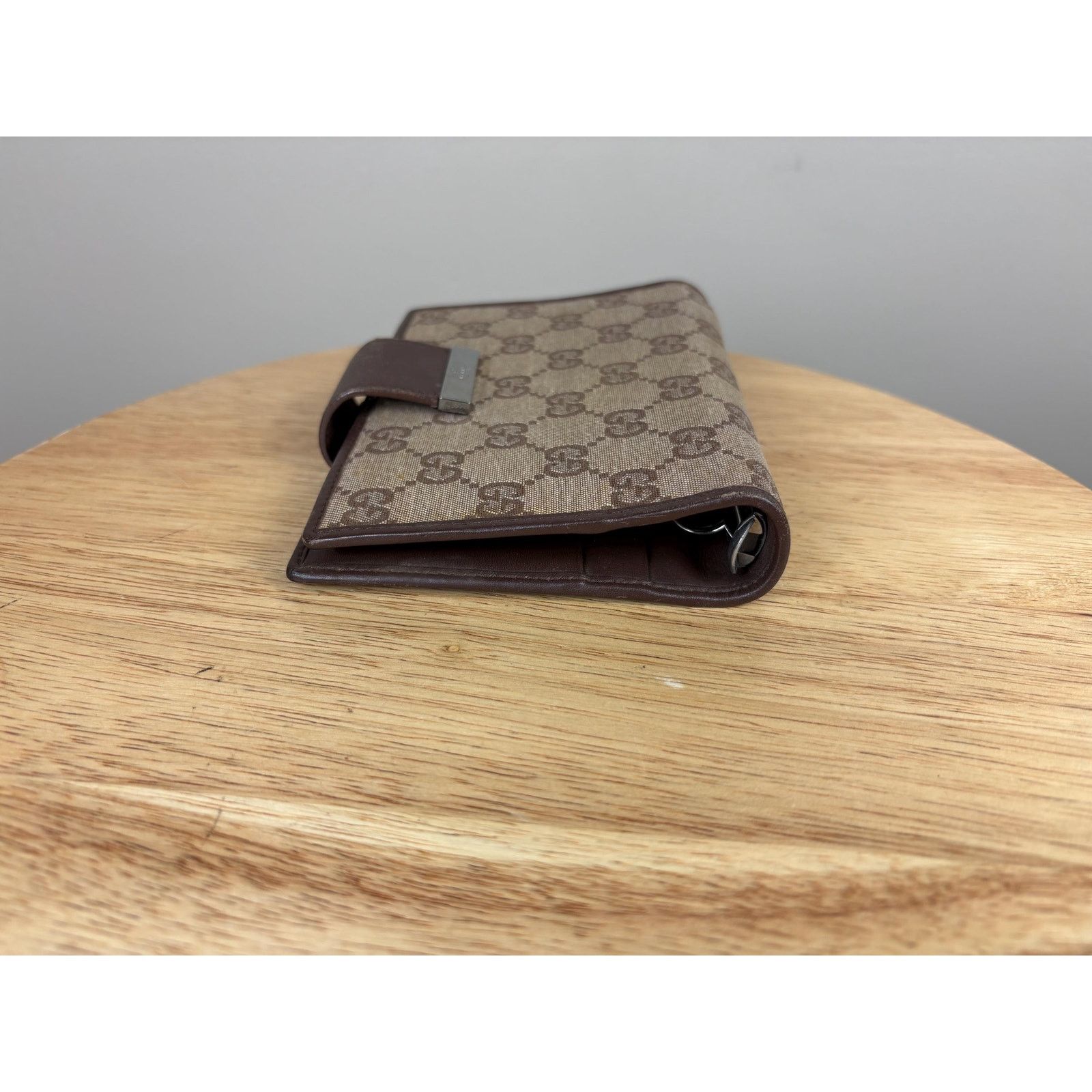 Gucci Authentic Gucci Compact Agenda GG Black Size ONE SIZE - 3 Thumbnail