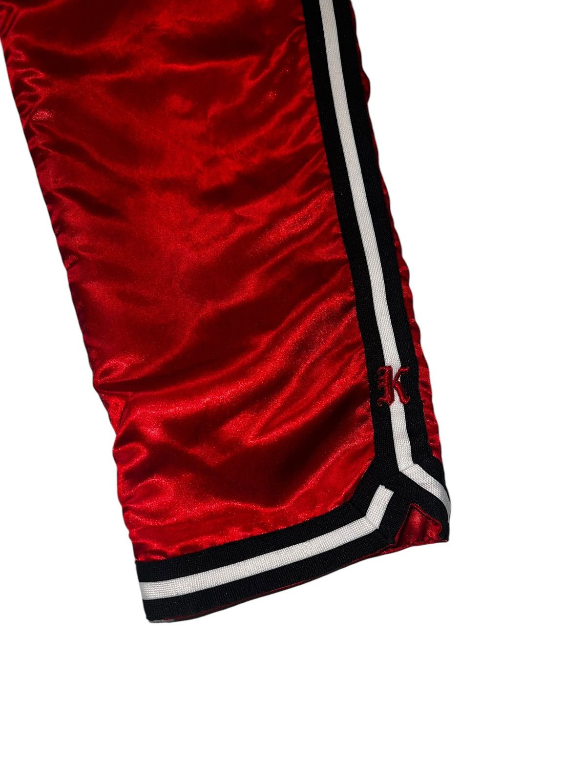 Kith × Mitchell & Ness Heat Pant Red Satin Size US 32 / EU 48 - 6 Thumbnail