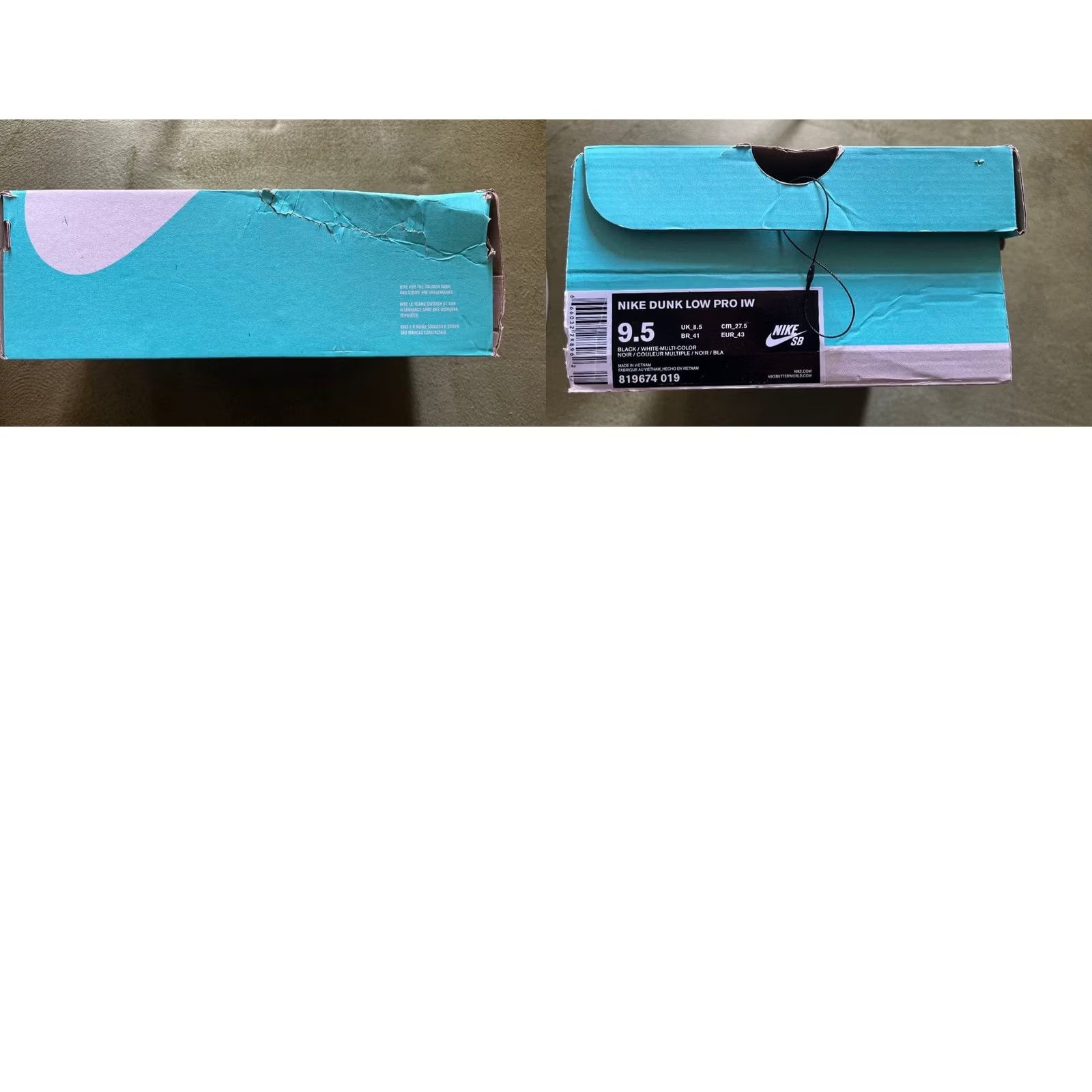 Nike Nike Sb Dunk Low Pro Iw Ishod Tie Dye LTD Sneaker Men 9.5US Original Collection Size US 10 / EU 43 - 8 Thumbnail