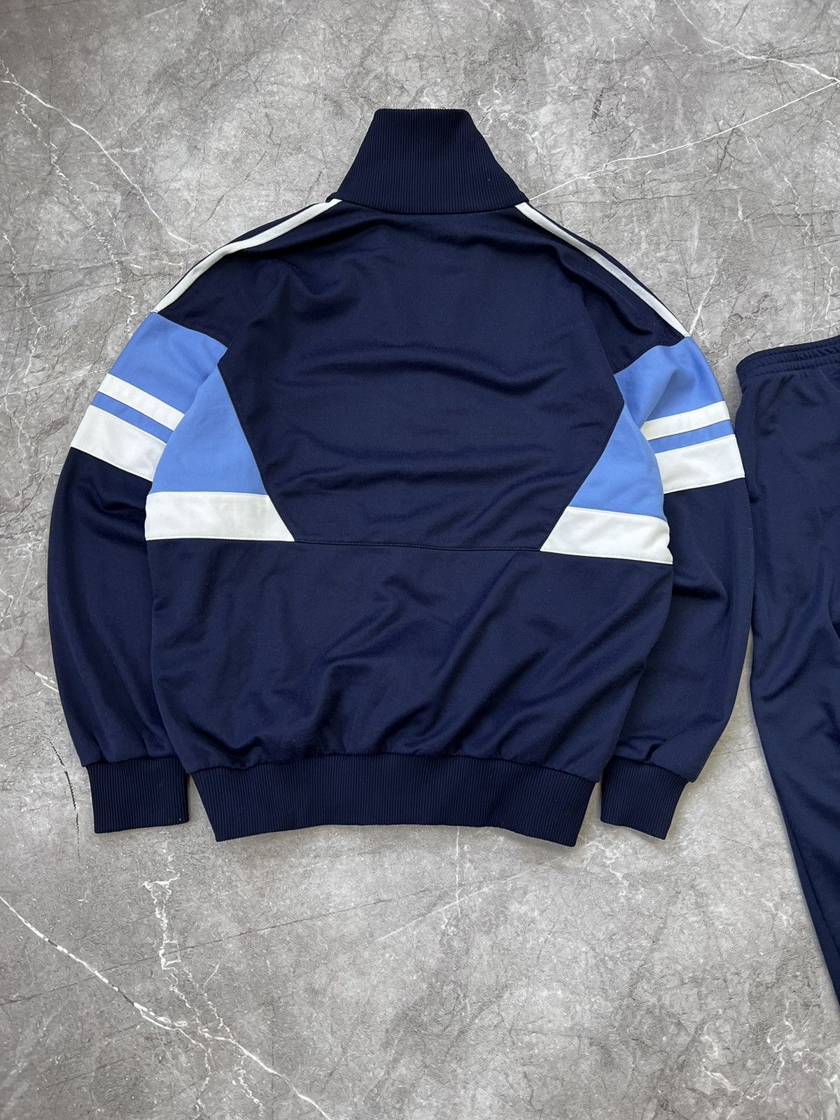 Adidas × Vintage Vintage Adidas West Germany SUIT BLUE Jacket+pants Size US S / EU 44-46 / 1 - 11 Thumbnail