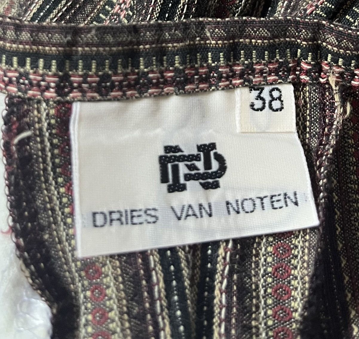 Dries Van Noten Vintage dries van noten ethnic embroidered striped shorts Size US 26 / EU 42 - 5 Thumbnail