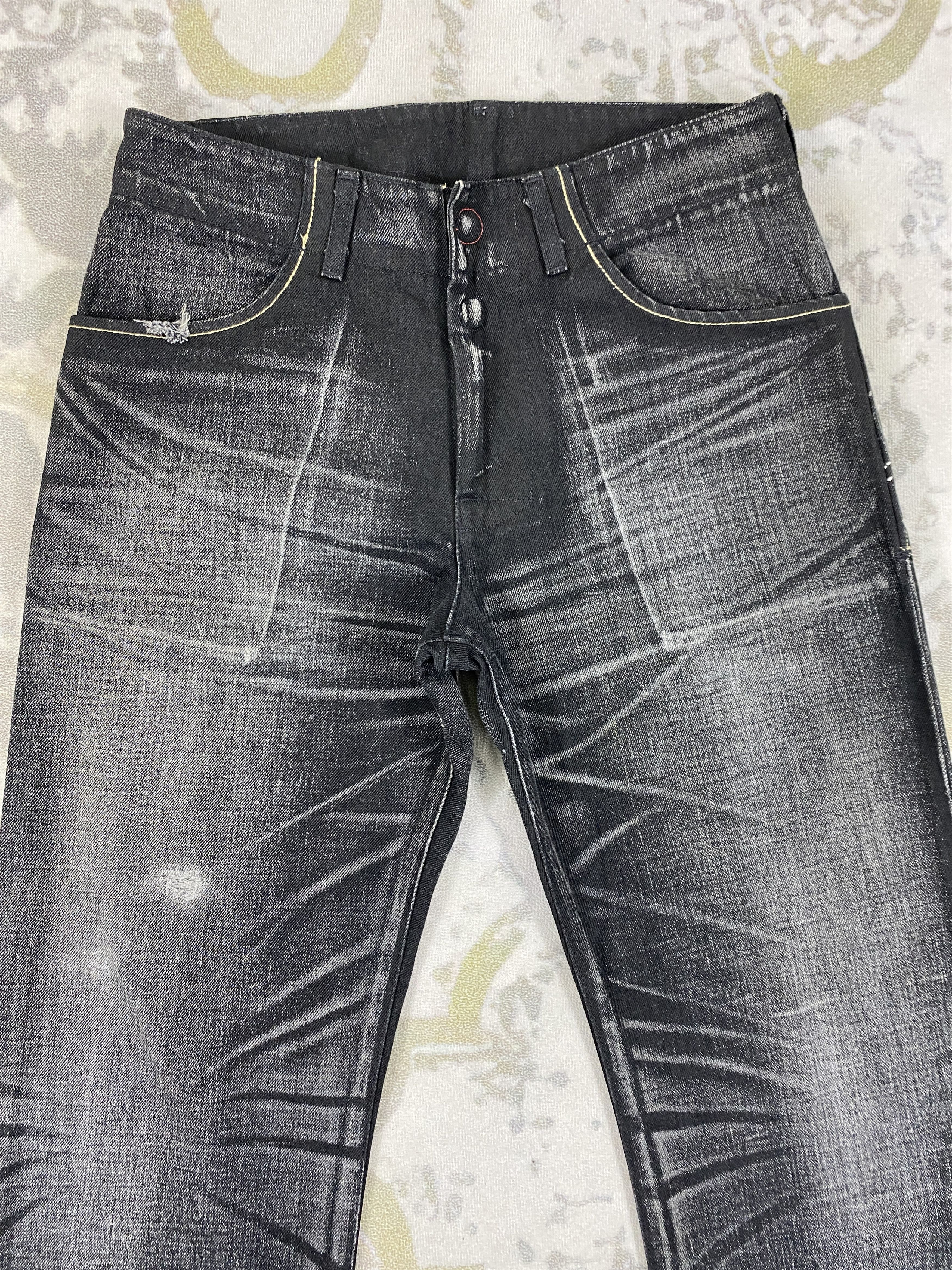 Levi's Distressed Black Vintage Levi's Jeans 32x30.5 Denim JN3485 Size US 32 / EU 48 - 3 Thumbnail