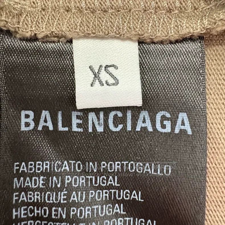 Balenciaga Balenciaga WFP Wheat Ear Pattern Brown Short Sleeve T-Shir Size US XS / EU 42 / 0 - 5 Thumbnail