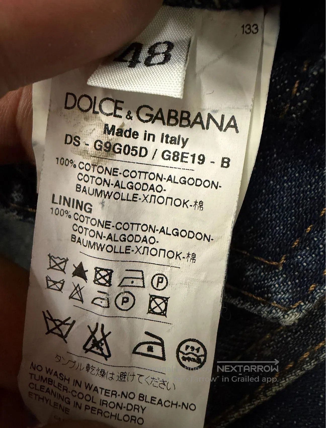 Dolce & Gabbana Dolce & Gabbana Men's Blue Denim Jacket. Size US M / EU 48-50 / 2 - 8 Thumbnail