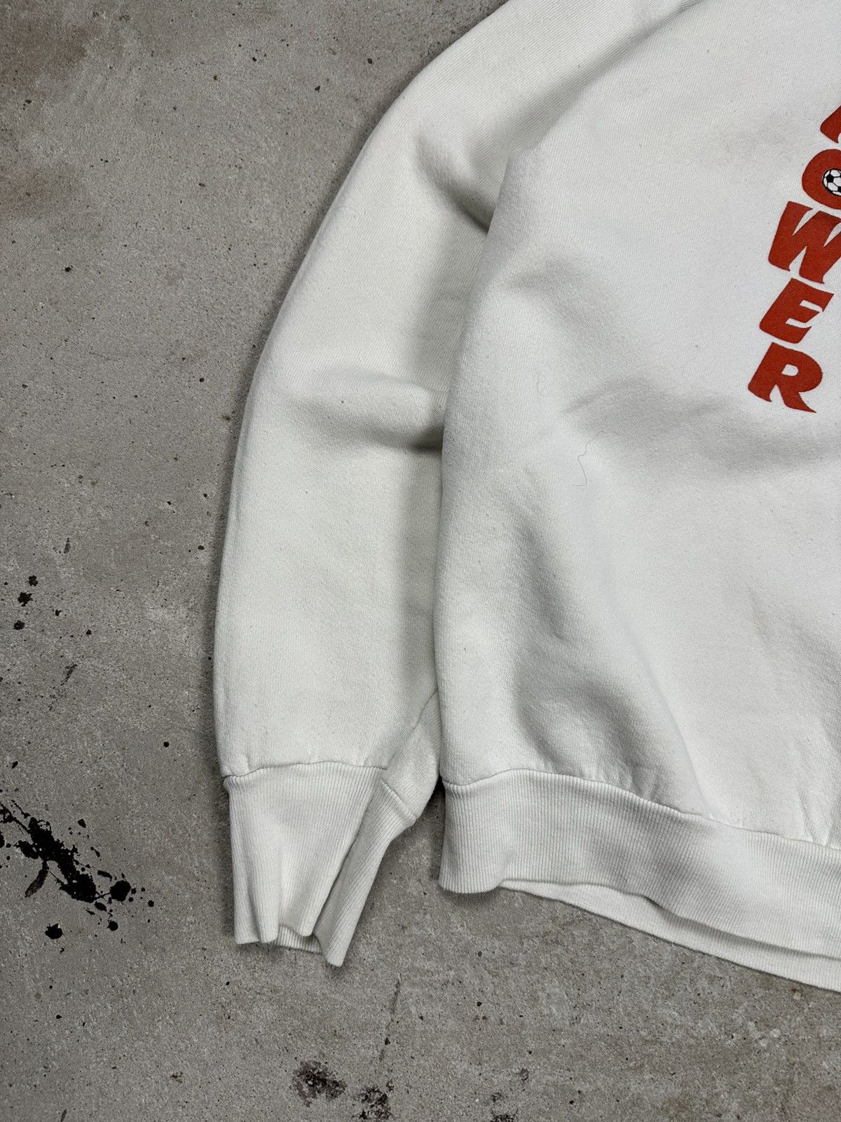 Vintage Vintage 90s Chicago Power Soccer MLS White Crewneck Sweat Size US L / EU 52-54 / 3 - 3 Thumbnail