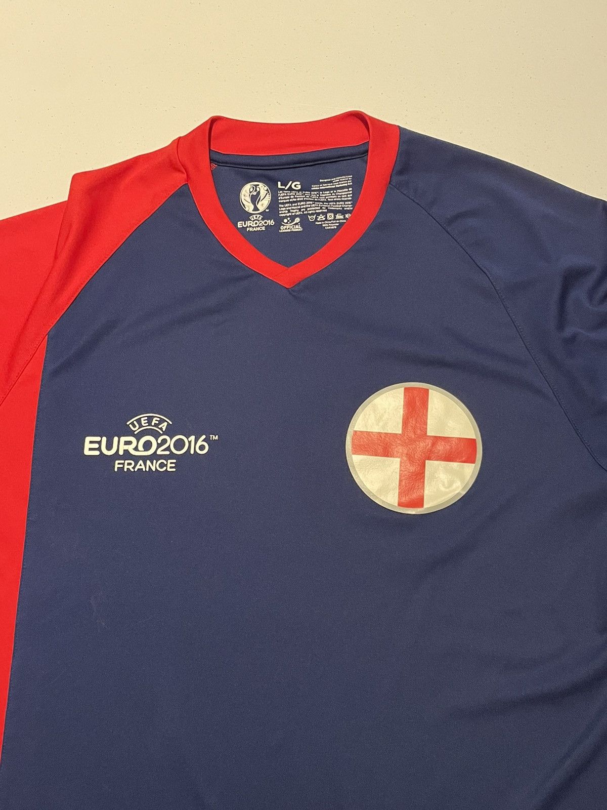 UEFA 2016 England UEFA euro France soccer jersey.. Size US L / EU 52-54 / 3 - 2 Thumbnail