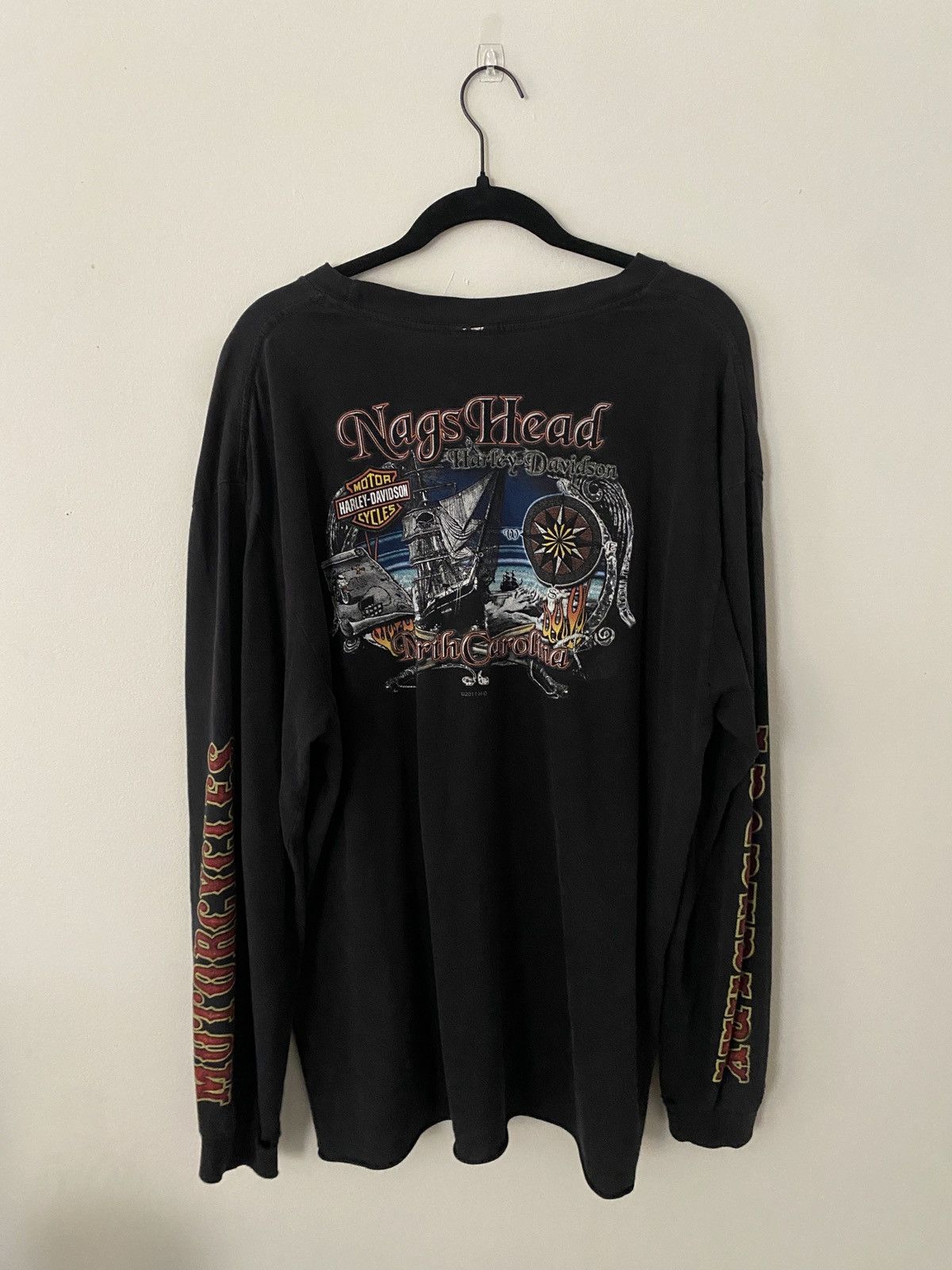 Harley Davidson 2000s Harley-Davidson Long Sleeve Tee – Vintage Size US L / EU 52-54 / 3 - 2 Thumbnail