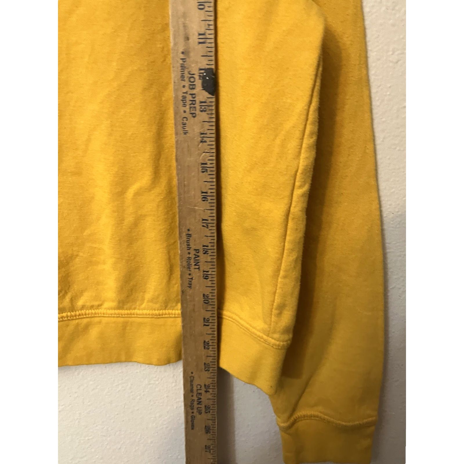 Vintage Aéropostale Hoodie Womens Size Large Yellow Graphic Pullover Size L / US 10 / IT 46 - 4 Thumbnail
