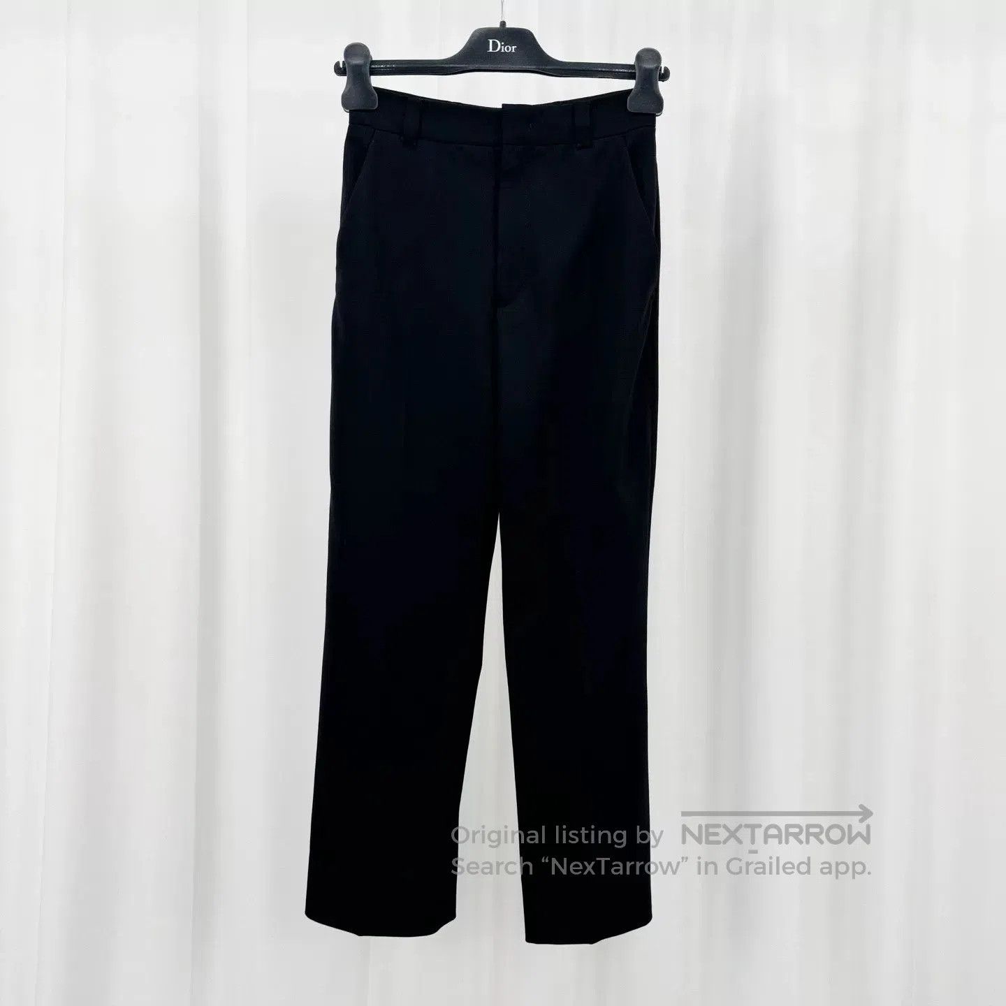 Miu Miu Miu Miu New Embroidered Wool Casual Pants. Size 37" - 2 Thumbnail