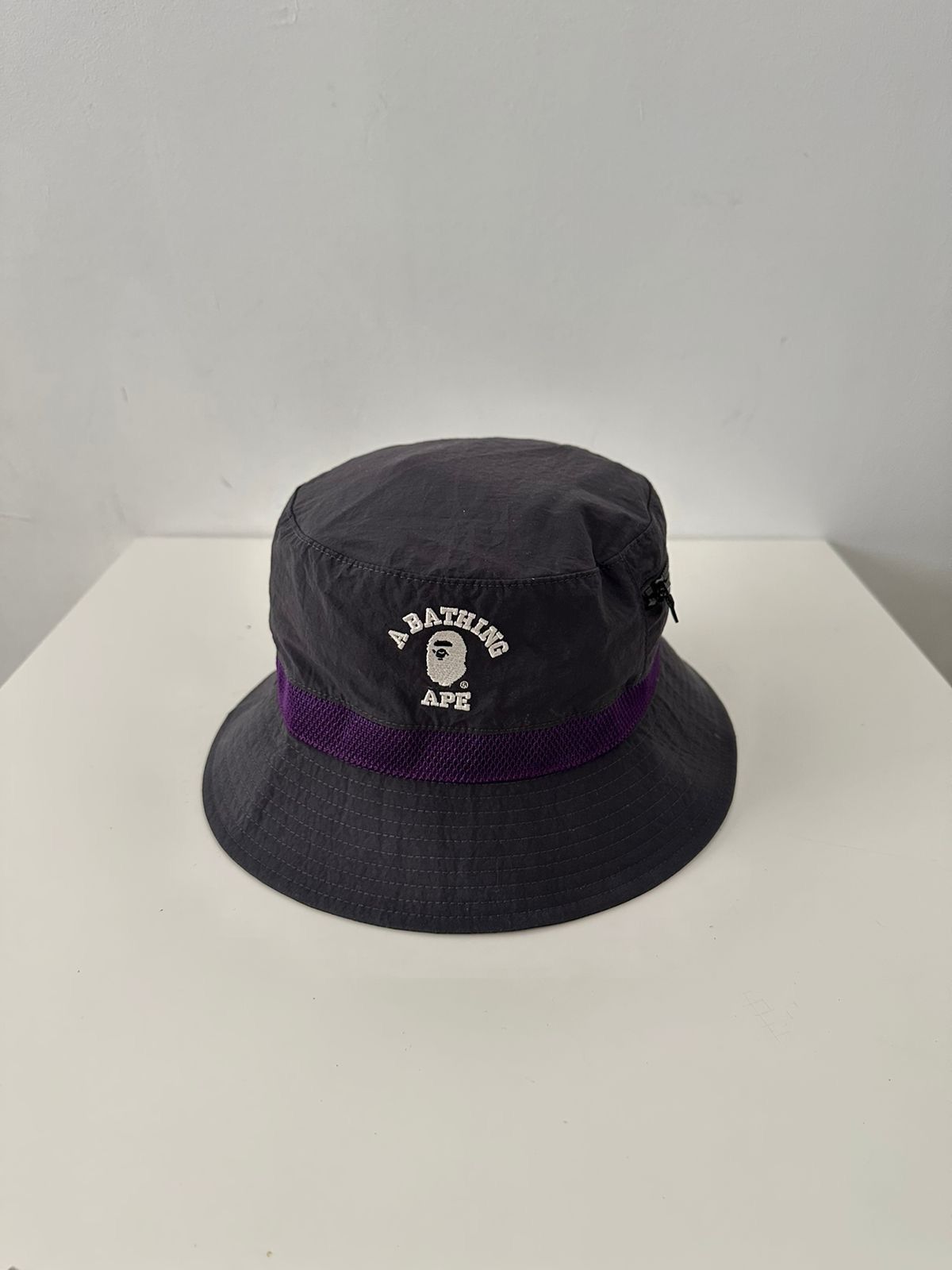 Bape College Mesh Bucket Hat Size ONE SIZE - 1 Thumbnail