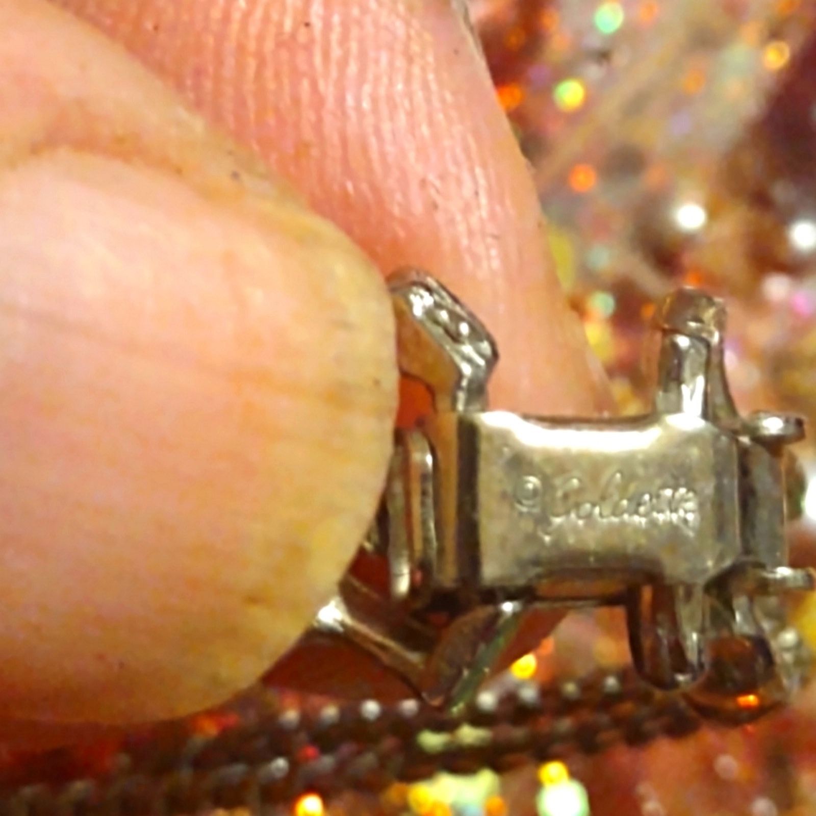 Vintage 1960s Goldette silver Love Knot braceletj Size ONE SIZE - 2 Thumbnail