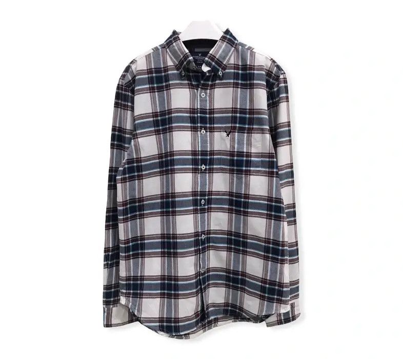 American Eagle Outfitters American Eagle Plaid Tartan Flannel Shirt Size US M / EU 48-50 / 2 - 1 Thumbnail