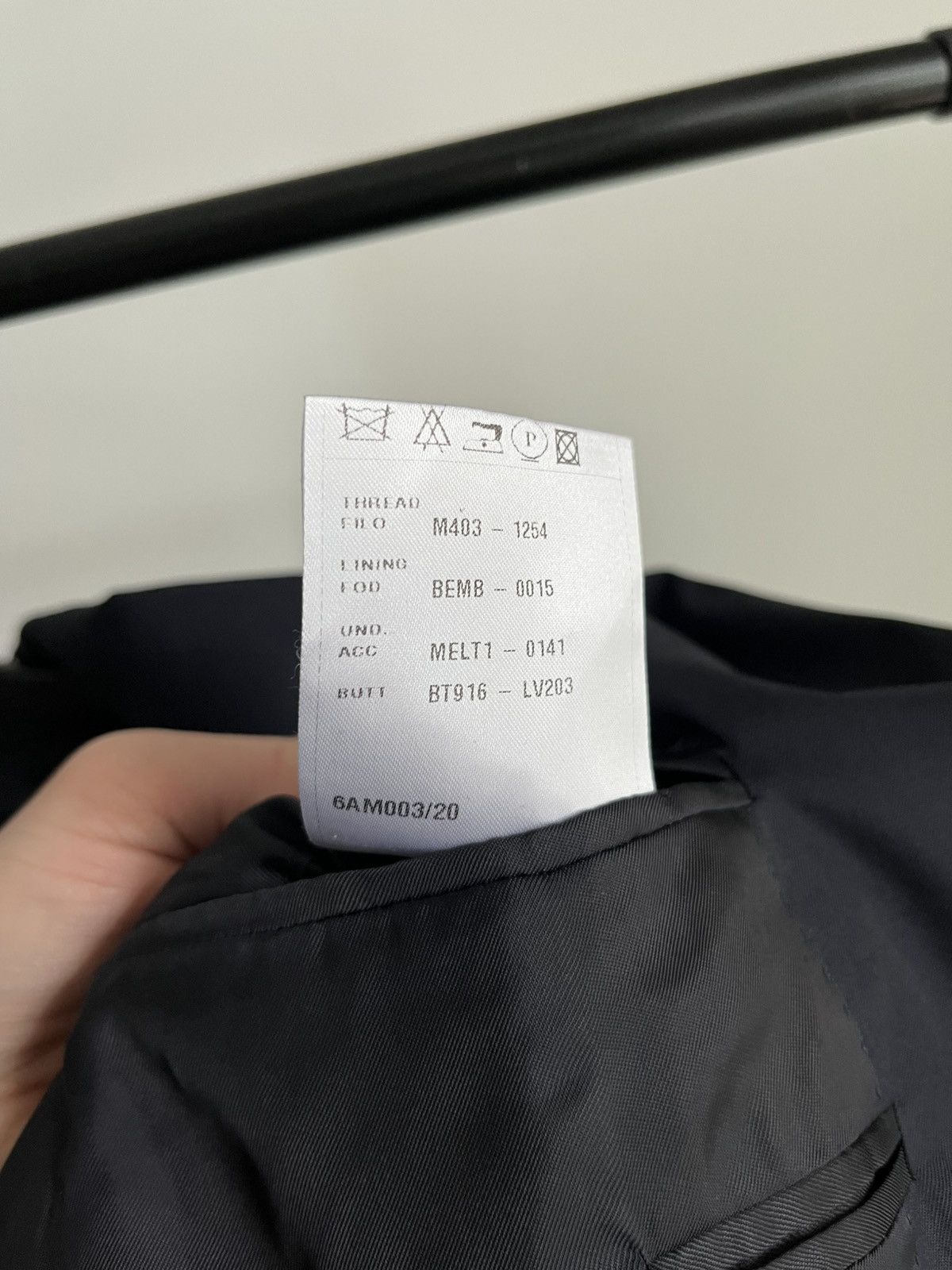 Lanvin Lanvin early 2010s hand tailored wool blazer jacket Size 52R - 14 Thumbnail
