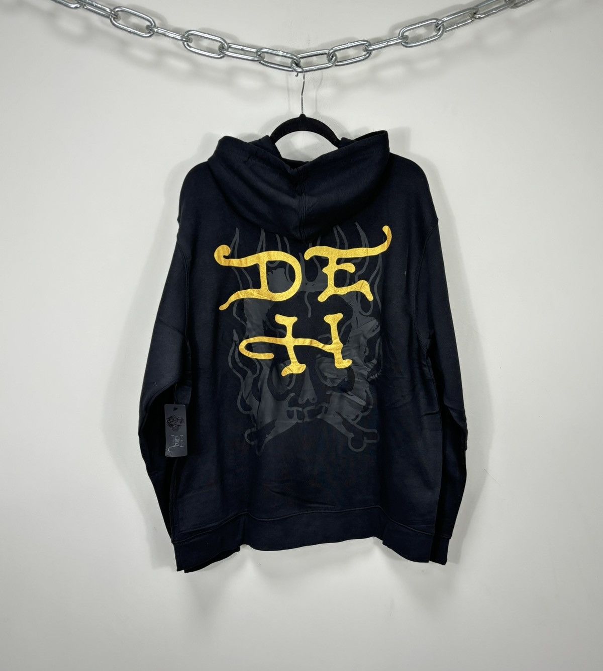 Christian Audigier Vintage Ed Hardy Eagle Snake Tattoo Logo Y2K Black Hoodie Size US XL / EU 56 / 4 - 2 Thumbnail