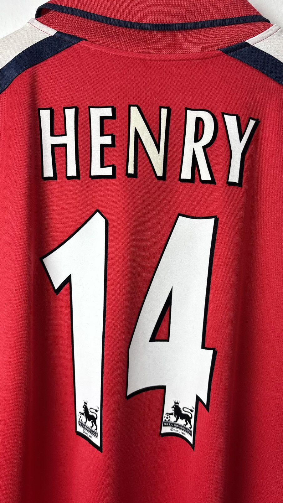 Nike Arsenal 00/01 Home ( Henry ) Size US XL / EU 56 / 4 - 2 Thumbnail