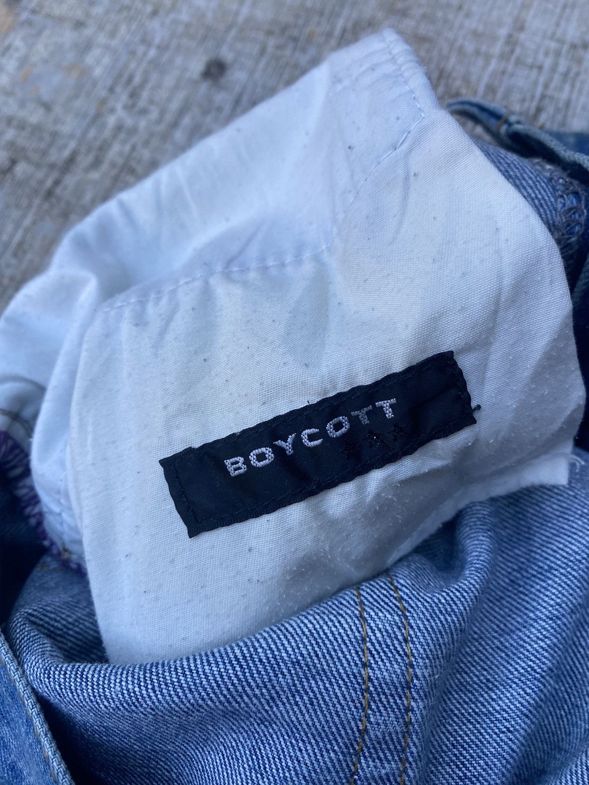 Boycott Boycott Stone Wash Denim Size US 32 / EU 48 - 9 Thumbnail