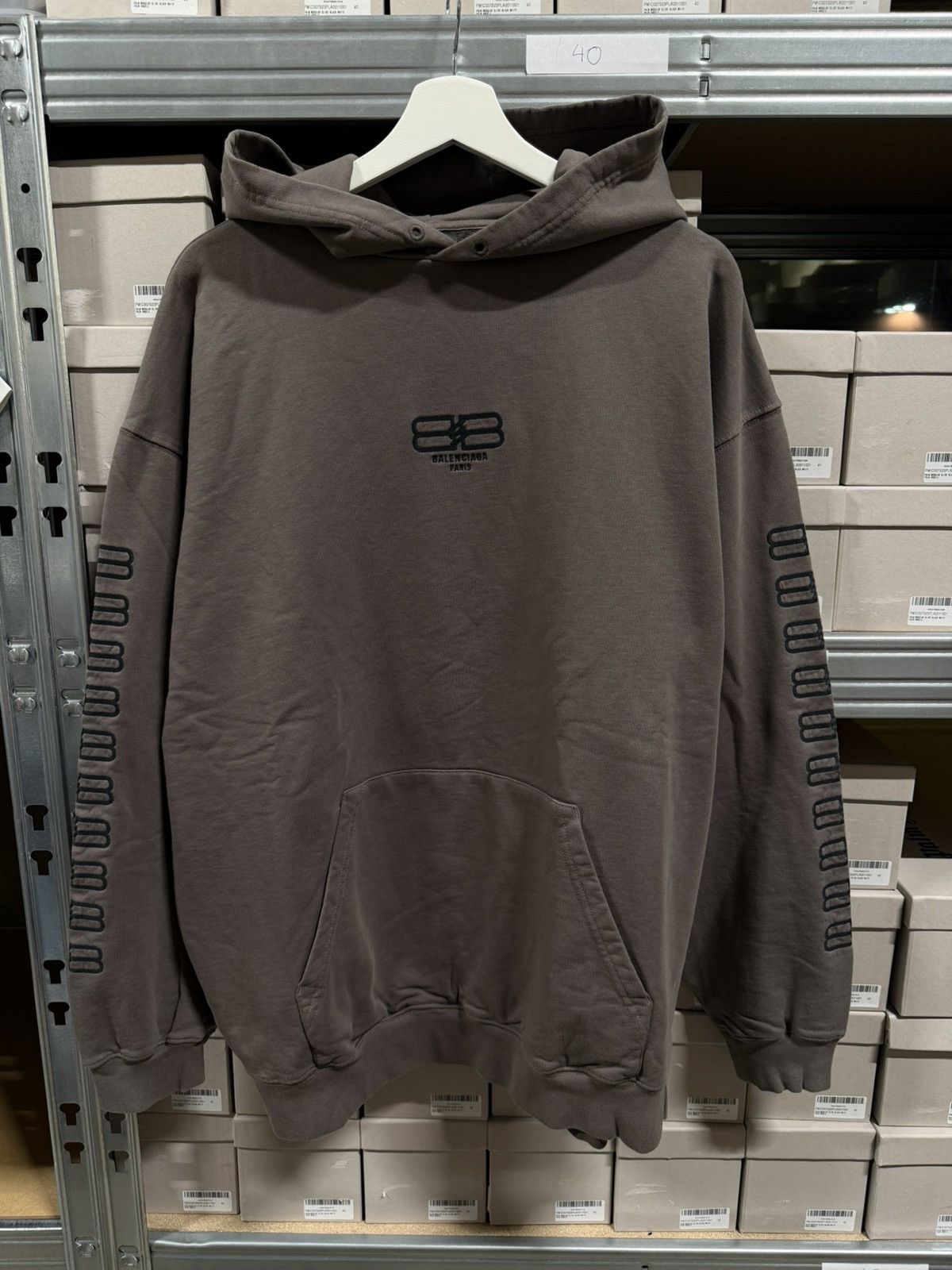 Balenciaga Balenciaga BB Embroidery Hoodie NEW 1200$ Size US M / EU 48-50 / 2 - 1 Thumbnail