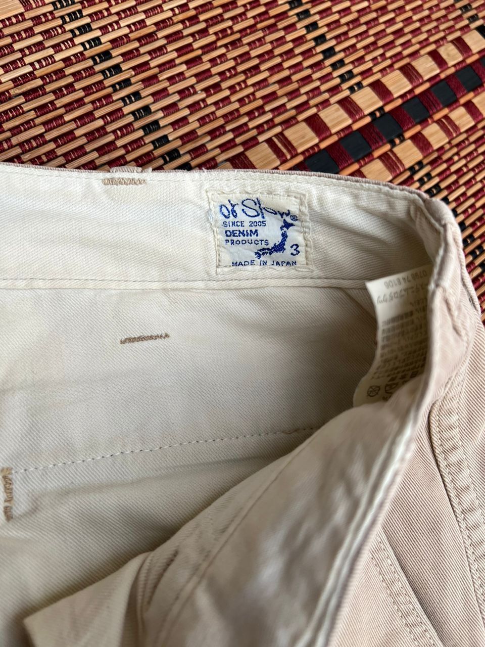 Orslow Orslow Slim Fit Army Trousers Khaki Size US 30 / EU 46 - 8 Thumbnail