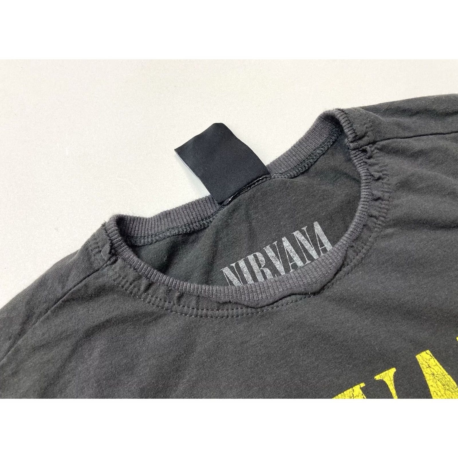 Vintage Nirvana In Utero Graphic T-shirt Women Small Black Short Sleeve Distressed Music Size S / US 4 / IT 40 - 6 Thumbnail