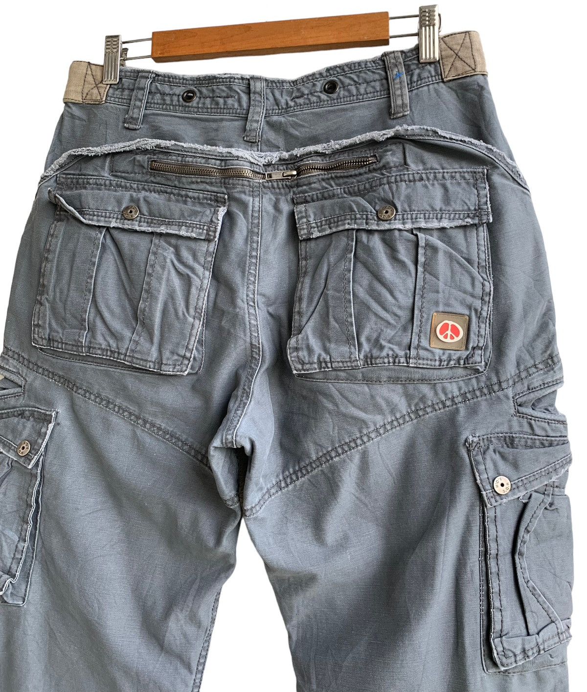 Japanese Brand 🔥 Japanese Brand 3QR Cargo Pocket Pants Size US 32 / EU 48 - 5 Thumbnail
