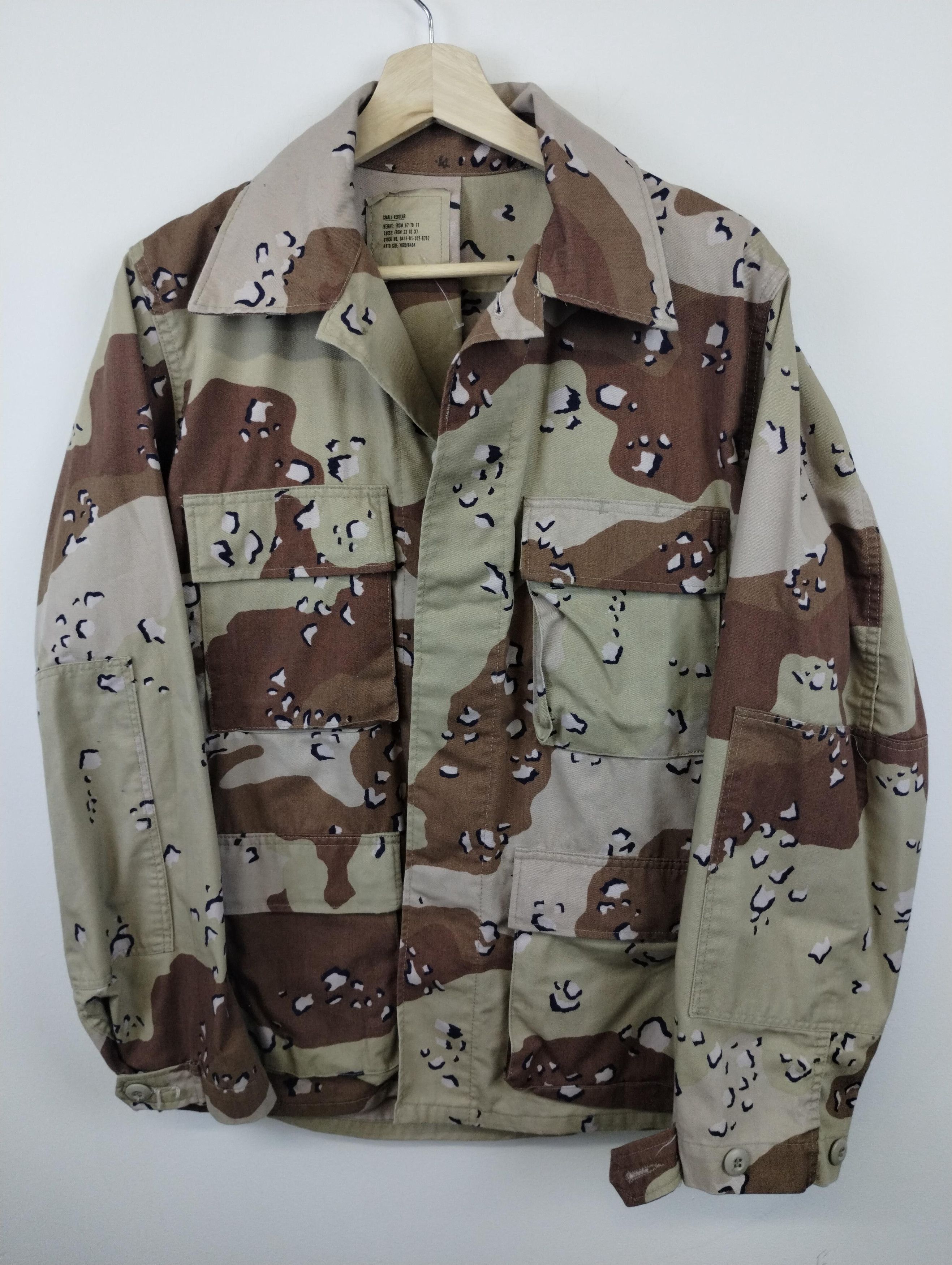 Vintage Vintage Military Chocolate Chip Camo Fatigue | Grailed