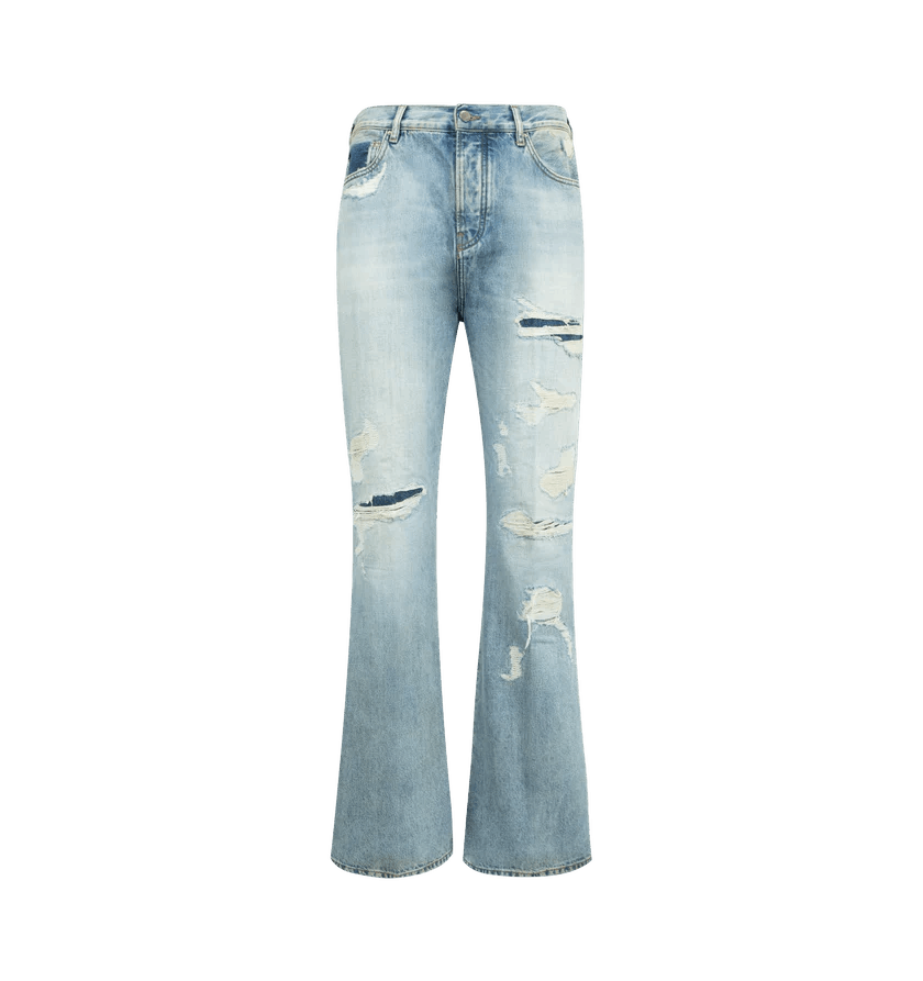 Amiri o1h1sh10526 Distressed Boot Cut Jean Size US 32 / EU 48 - 1 Thumbnail