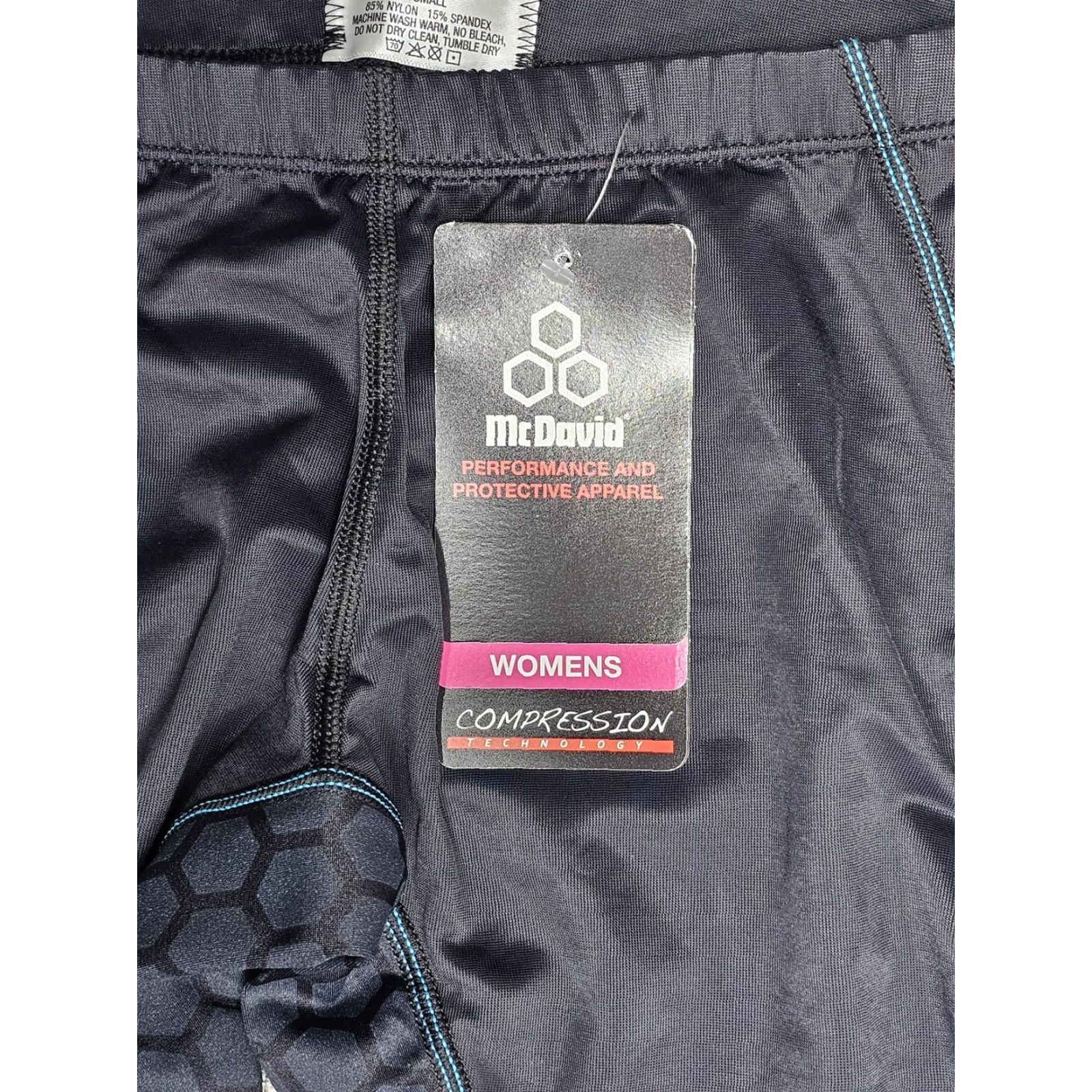 Vintage McDavid Pants Womens Small Black True Compression Recovery Leggings Made USA Size 28" / US 6 / IT 42 - 3 Thumbnail